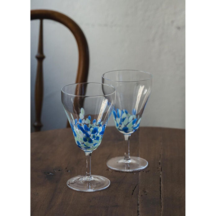 The Mia El Boyaması Şarap Kadehi 300 Ml