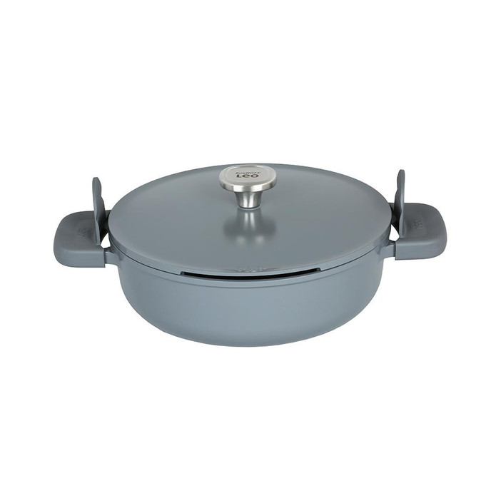 Berghoff Leo Phantom Smoked Grey Kapaklı Yapışmaz Sote Tavası 28 Cm