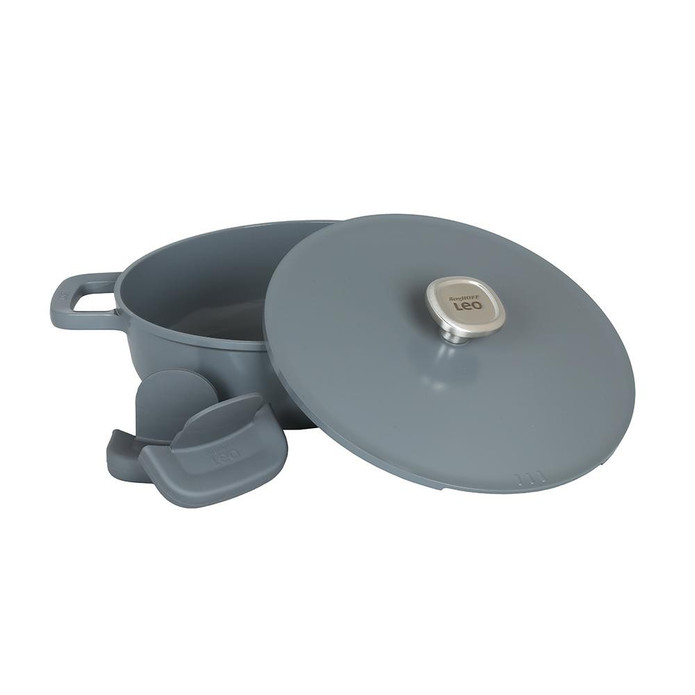 Berghoff Leo Phantom Smoked Grey Kapaklı Yapışmaz Sote Tavası 28 Cm