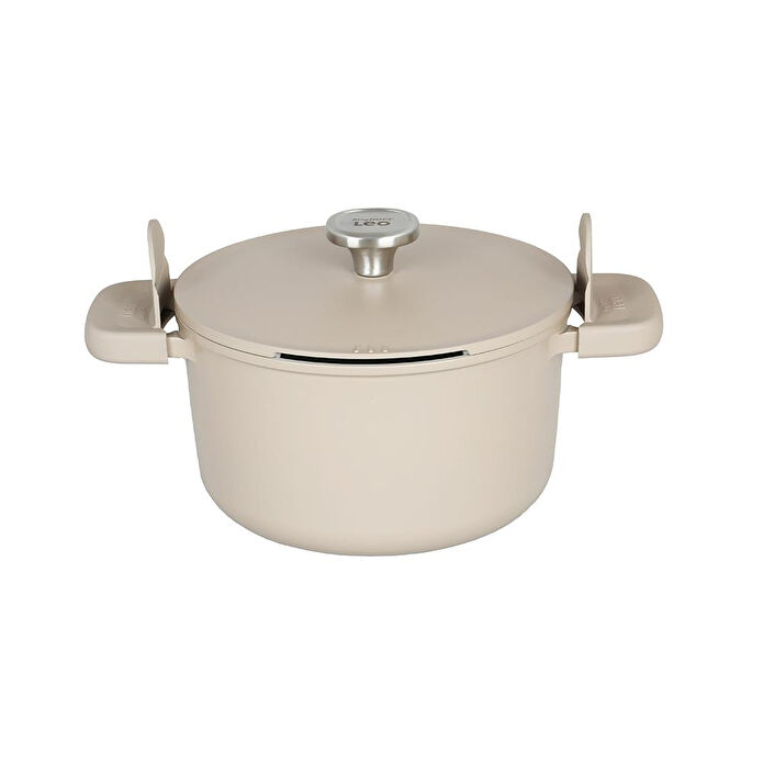 Berghoff Leo Phantom Latte Kapaklı Yapışmaz Derin Tencere 24 Cm