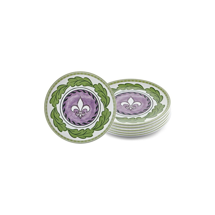 The Mia Provence Lavanta Pasta Tabağı 6lı Set 19 Cm Prc001