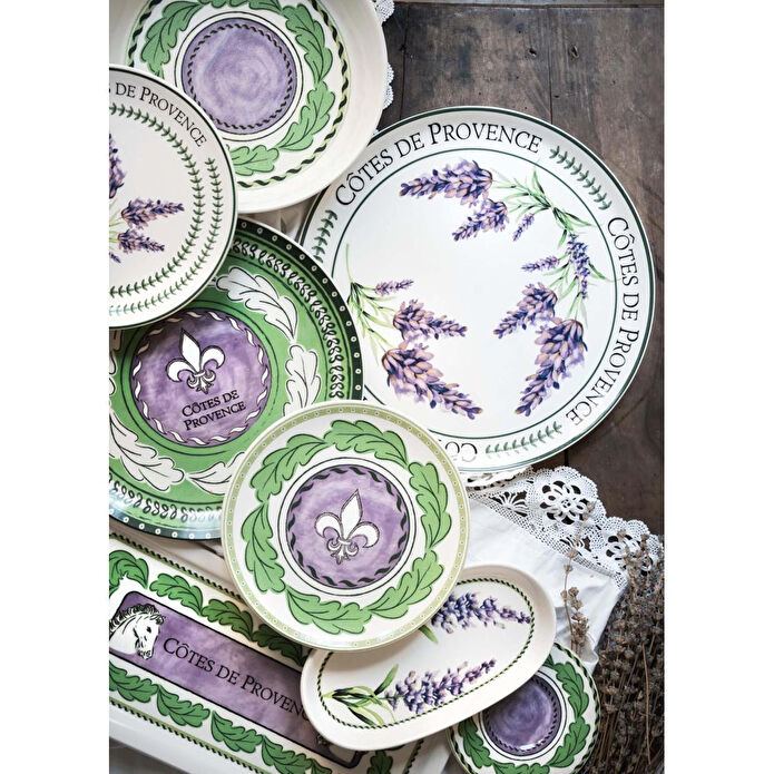 The Mia Provence Lavanta Pasta Tabağı 6lı Set 19 Cm Prc001