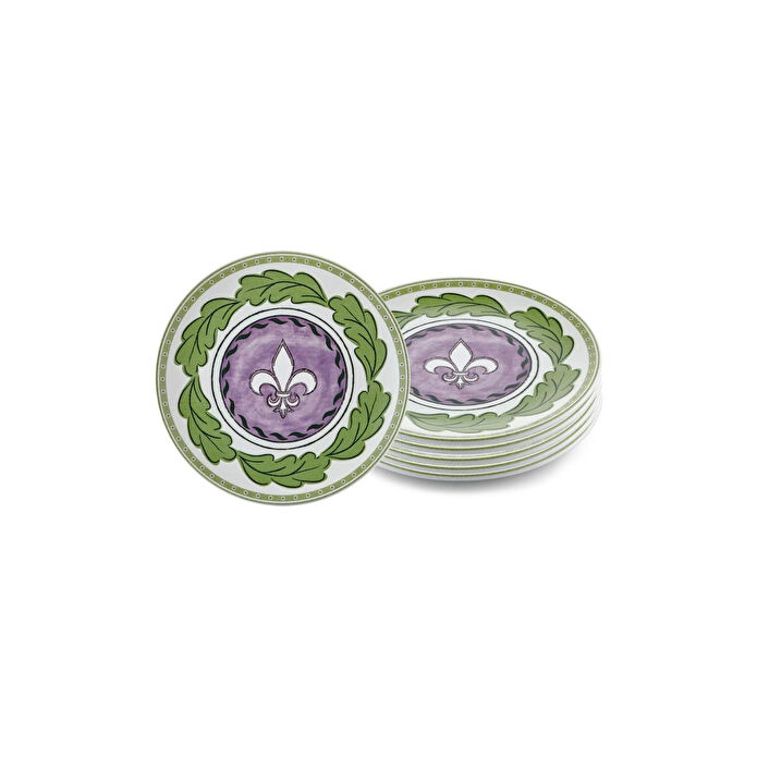 The Mia Provence Lavanta Pasta Tabağı 6lı Set 19 Cm Prc001