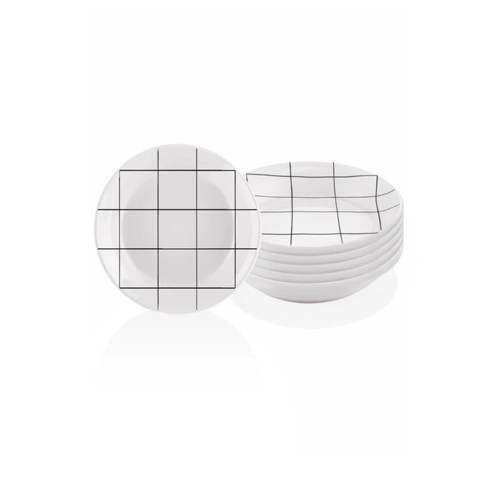 The Mia Daily Tunes Yemek Tabağı  - 6lı Set 20 Cm