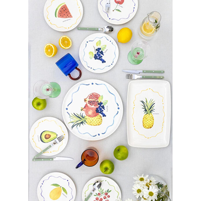 The Mia Furutta Dikdörtgen Servis 34x25 Cm