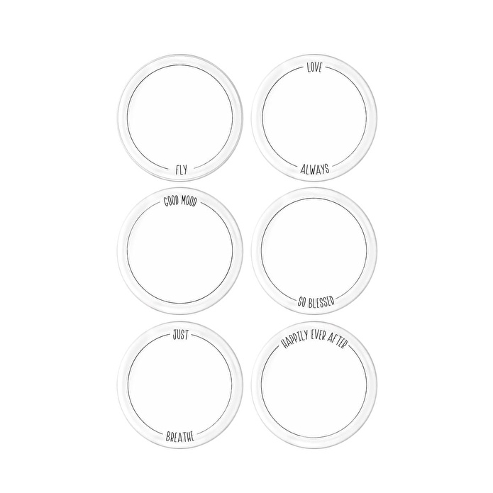 The Mia Daily Tunes Pasta Tabağı 6 Lı Set - 19 Cm