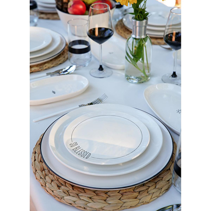 The Mia Daily Tunes Pasta Tabağı 6 Lı Set - 19 Cm