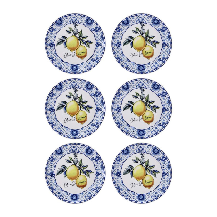 The Mia Odore Di Limone Pasta Tabağı 6lı Set 19 Cm Odl0001