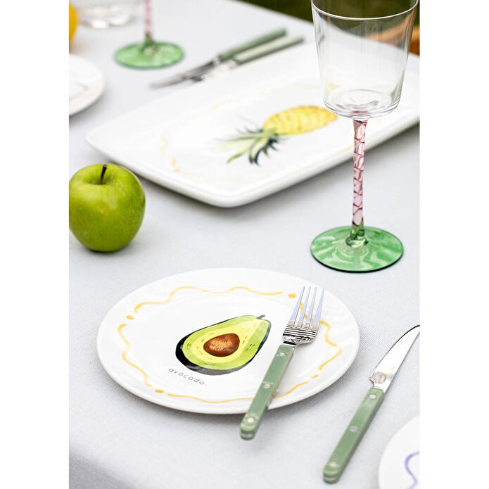 The Mia Furutta Pasta Tabağı 6lı Set 19 Cm