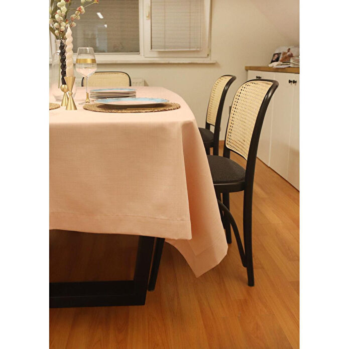 The Mia Dikdörtgen Masa Örtüsü Pudra 150x230 Cm