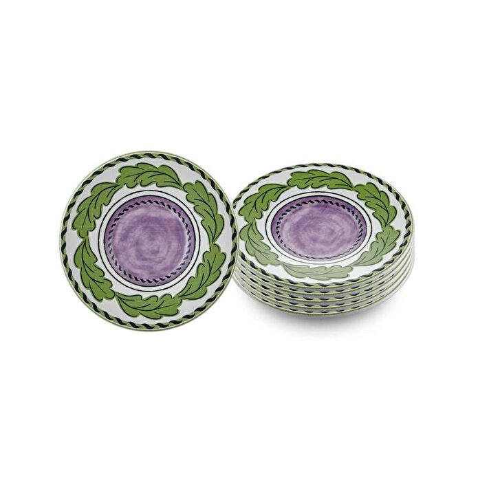 The Mia Provence Lavanta Çay Tabağı 6lı Set 13 Cm