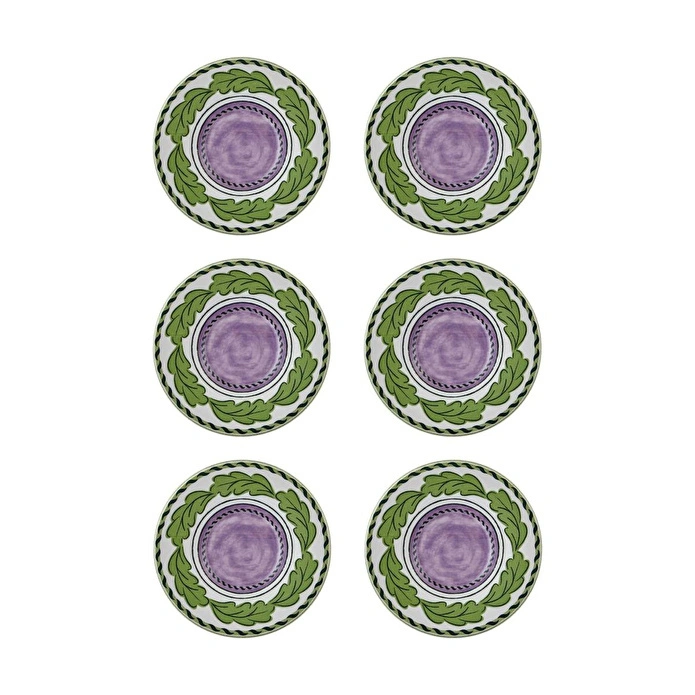 The Mia Provence Lavanta Çay Tabağı 6lı Set 13 Cm