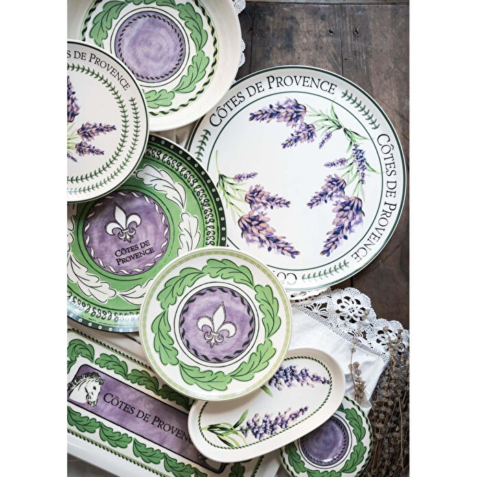 The Mia Provence Lavanta Çay Tabağı 6lı Set 13 Cm