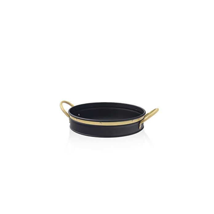 The Mia Galvin Tepsi Siyah 30 Cm