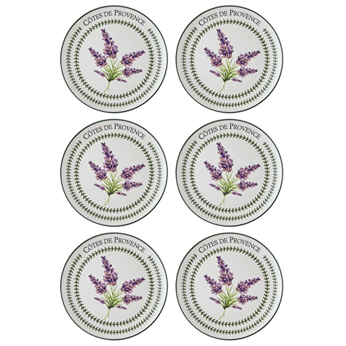 The Mia Provence Lavanta Servis Tabağı 6lı Set 26 Cm Prc04