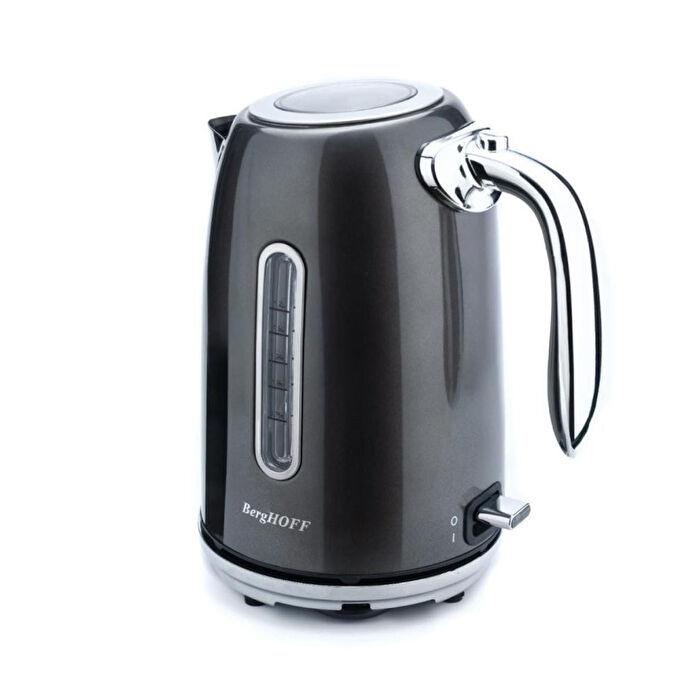 Berghoff Gem Metallic 1.7 Litre Su Isıtıcısı – 2200 W, Paslanmaz Çelik Gövde | Silver