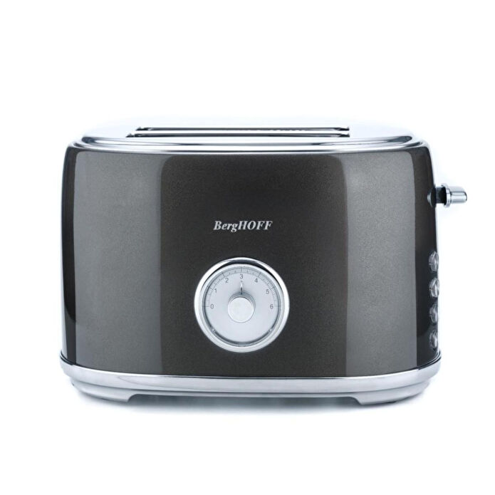 Berghoff Gem Metallic Gri İki Dilim Ekmek Kızartma Makinesi