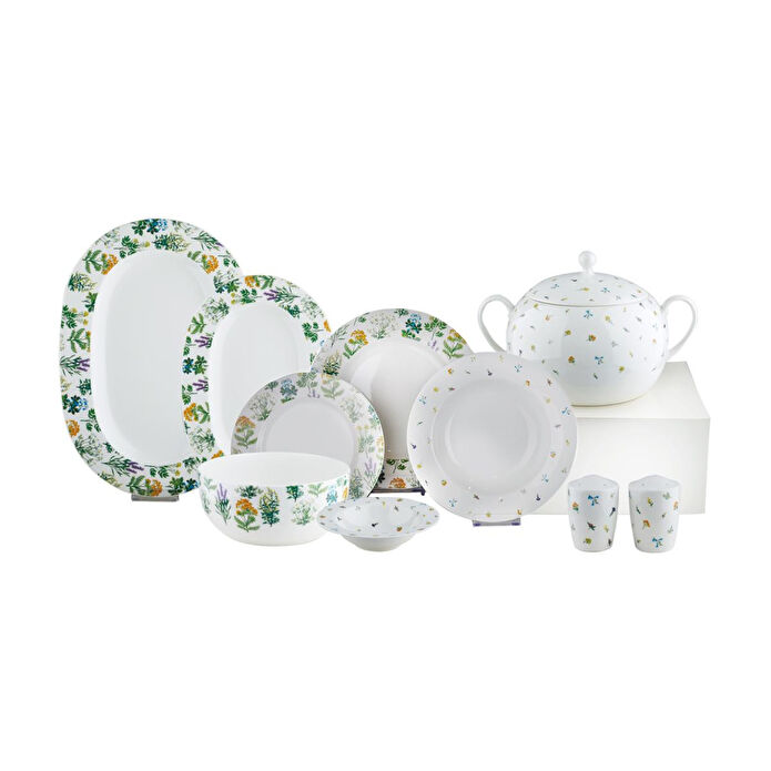 Royal Canterbury Herbs Garden 70 Parça Yemek Takimi