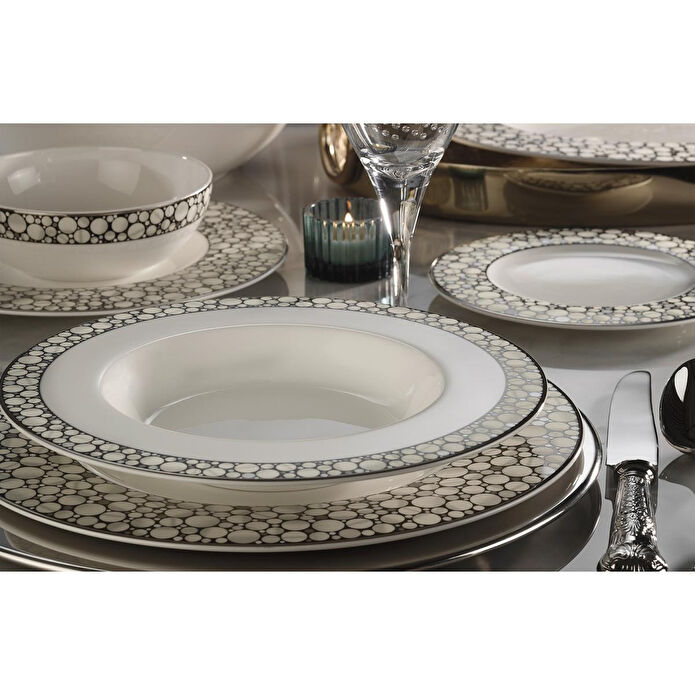 Royal Canterbury Silver Pearl Yemek Takımı 72 Parça