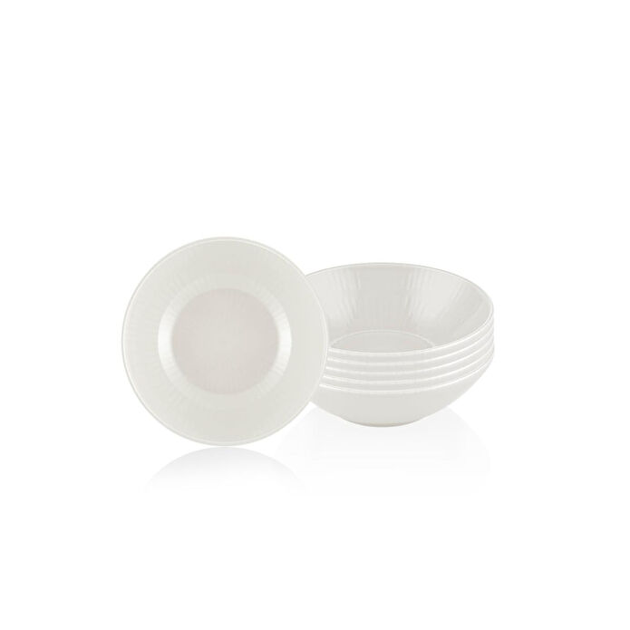 The Mia Noon Kase 6lı Set Krem 15 Cm