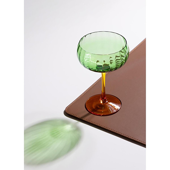 The Mia Ayaklı Cam Dondurma Kasesi Yeşil 280 Ml