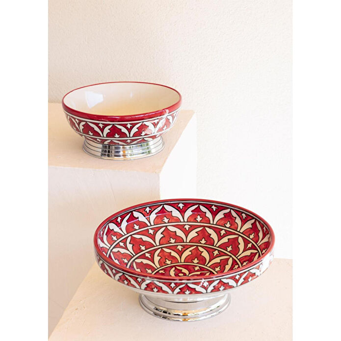 The Mia Corallo Salata Kasesi Kırmızı 25x25x11 Cm