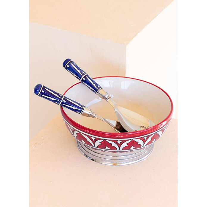 The Mia Corallo Salata Kasesi Kırmızı 25x25x11 Cm