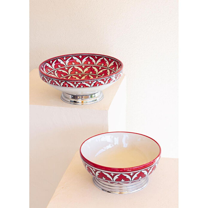 The Mia Corallo Salata Kasesi Kırmızı 25x25x11 Cm