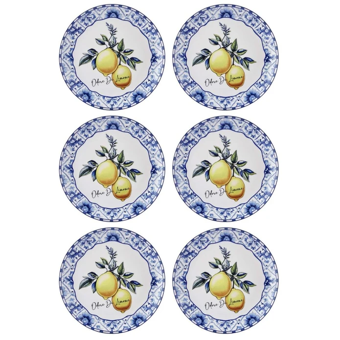 The Mia Odore Di Limone Servis Tabağı 6lı Set 26 Cm Odl003