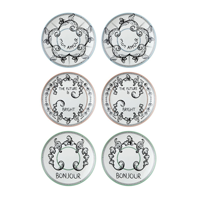 The Mia Bonjour Pasta Tabağı 6 Kişilik