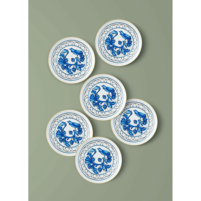 The Mia Azul Pasta Tabağı 6 Kişilik