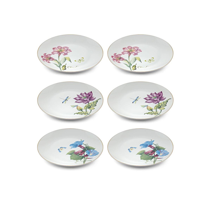 The Mia Blomma Pasta Tabağı 6 Kişilik