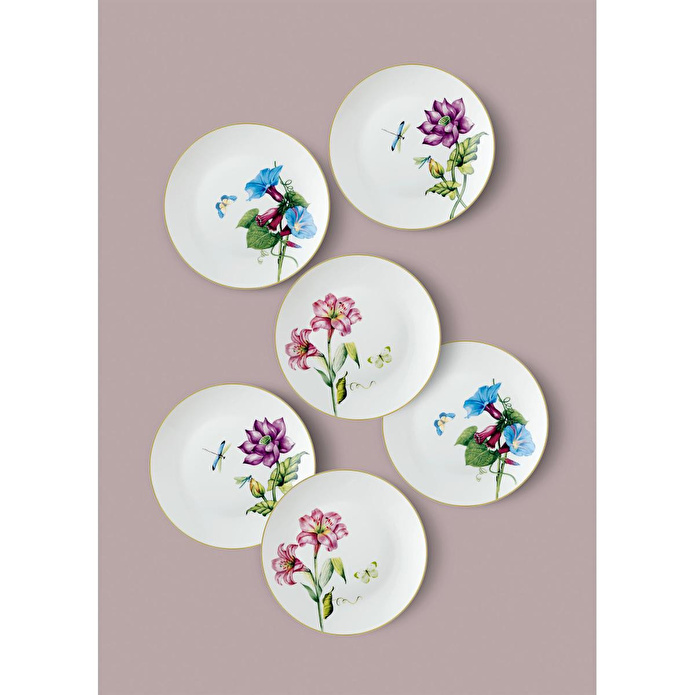 The Mia Blomma Pasta Tabağı 6 Kişilik