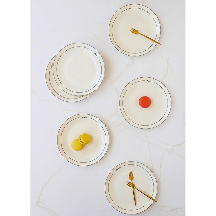 The Mia Round Pasta Tabağı 6 Kişilik