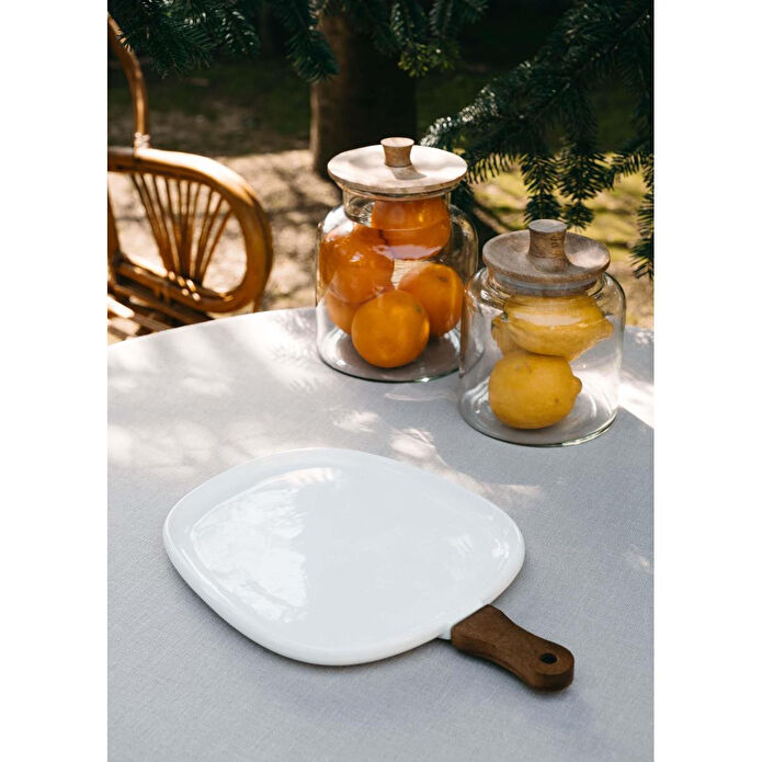 The Mia Woody Porselen Servis 38x25 Cm