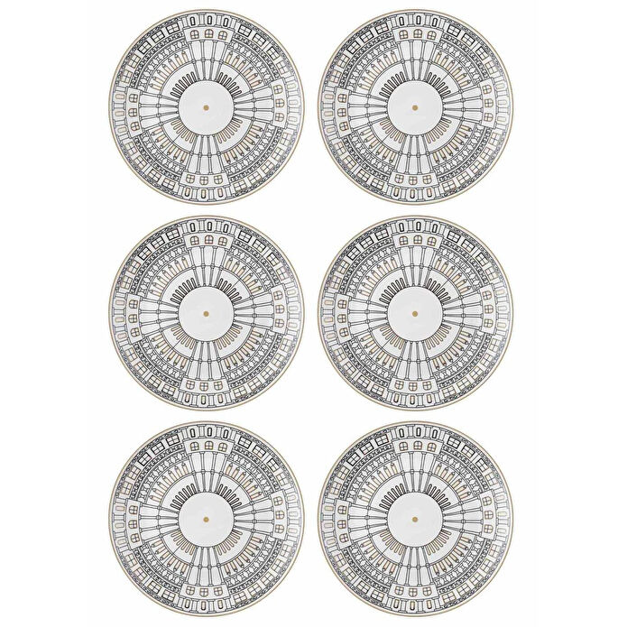 The Mia Citta Servis Tabağı 6 Kişilik