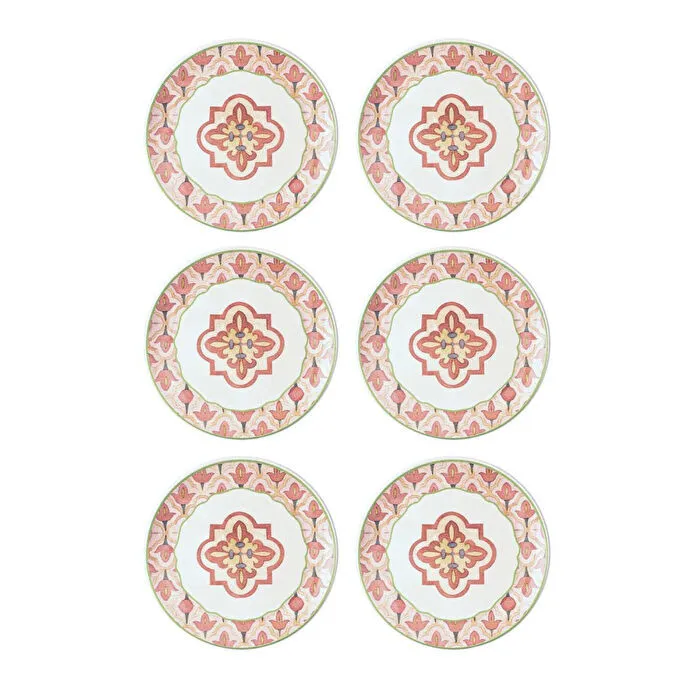 The Mia Dolce Vita Pasta Tabağı 6lı Set 19 Cm Dvt0002
