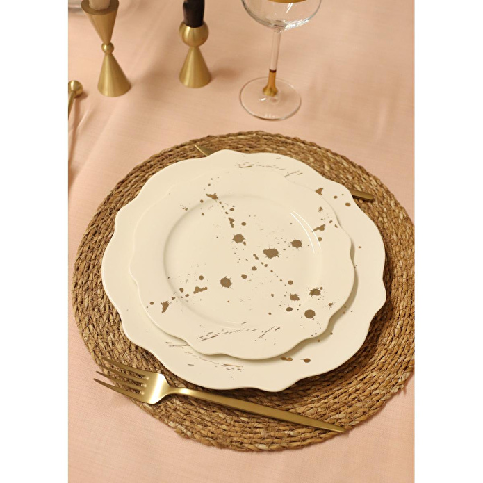 The Mia Splash Servis Tabağı 6 Parça 27 Cm