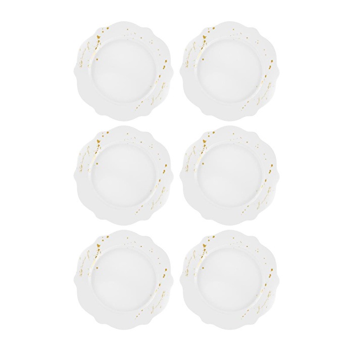 The Mia Splash Servis Tabağı 6 Parça 27 Cm