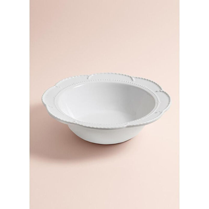 The Mia Grande Salata Kasesi Beyaz 31x9 Cm Grd0015