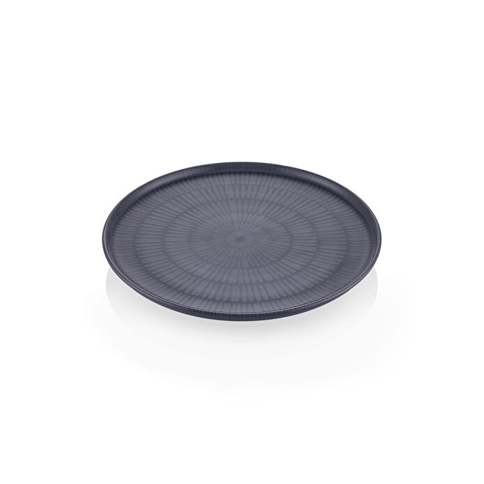 The Mia Noon Servis Tabağı 6lı Set Gri 26 Cm