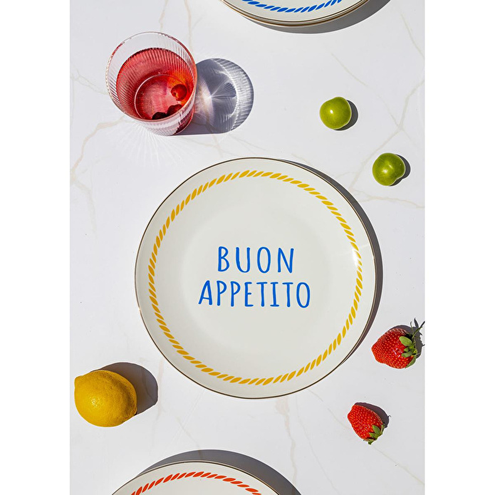 The Mia Ti Amo Servis Tabağı 6 Kişilik