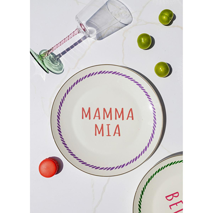 The Mia Ti Amo Servis Tabağı 6 Kişilik