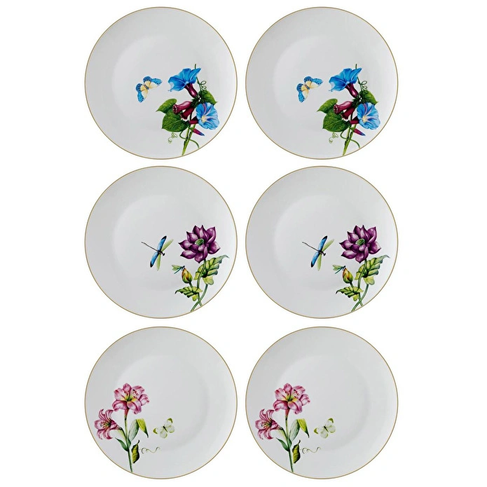 The Mia Blomma Servis Tabağı 6 Kişilik