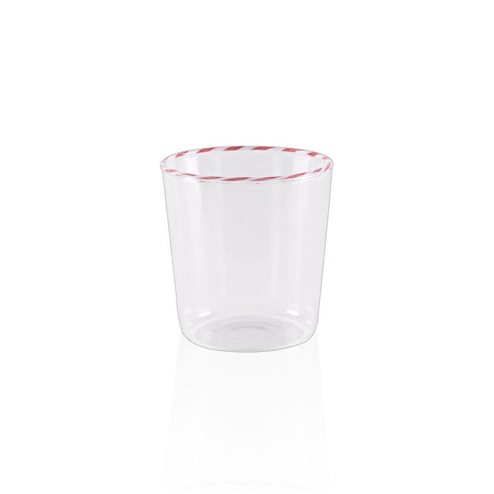 The Mia Borosilikat Su Bardağı Kırmızı 320 Ml Brd0130
