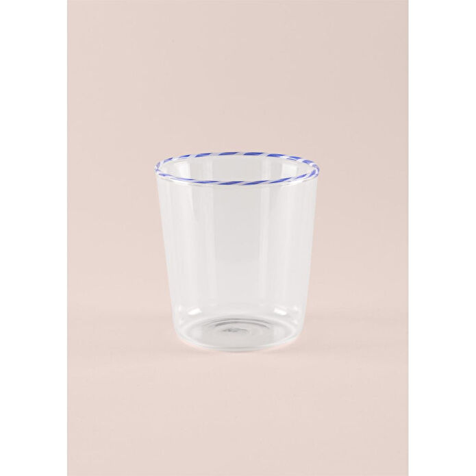 The Mia Borosilikat Su Bardağı Mavi 320 Ml Brd0131