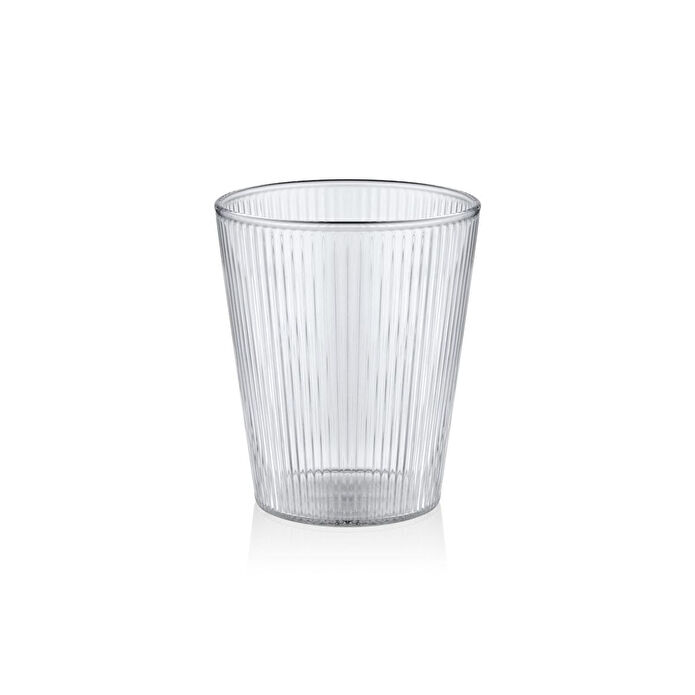 The Mia Striped Borosilikat Cam Bardak 400 Ml