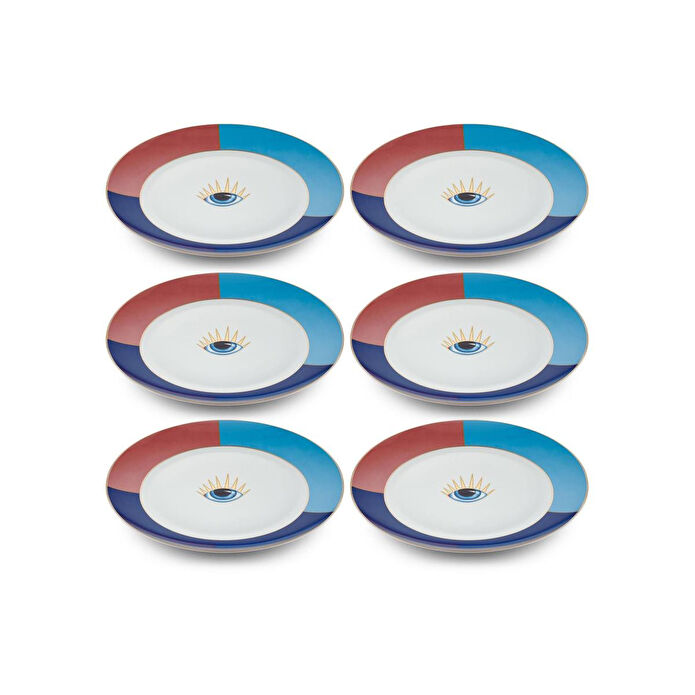 The Mia Eye Servis Tabağı 6 Kişilik