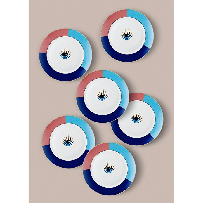 The Mia Eye Servis Tabağı 6 Kişilik