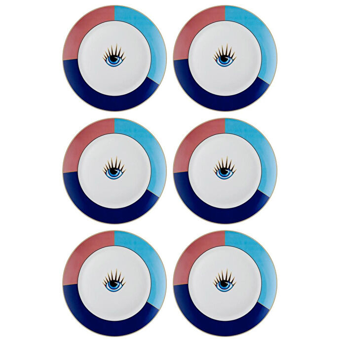 The Mia Eye Servis Tabağı 6 Kişilik